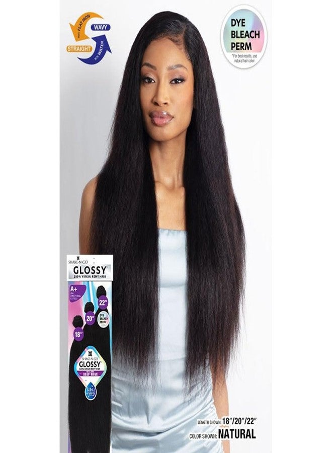 SHAKE-N-GO Glossy Wet & Wavy Deep Wave (10"/12"/14", NATURAL) - Image 2